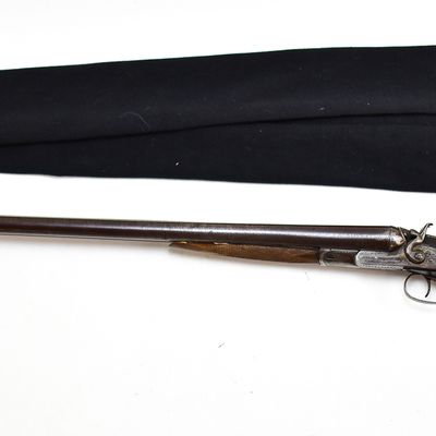 C.G. BONEHILL DOUBLE-BARREL 10 GAUGE SHOTGUN