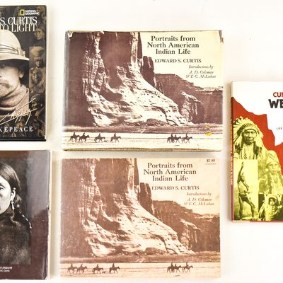 5 EDWARD S. CURTIS PHOTOGRAPHY BOOKS