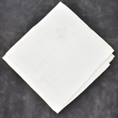 ADOLF HITLER MONOGRAMED LINEN NAPKIN