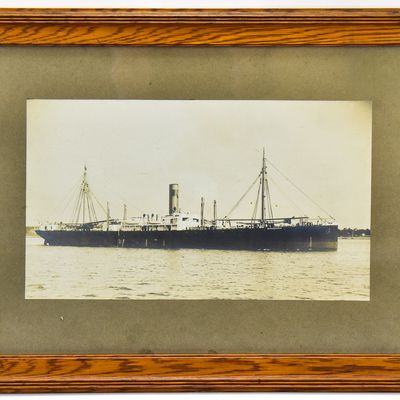 FRAME PHOTOGRAPH OF THE SS MINNESOTAN