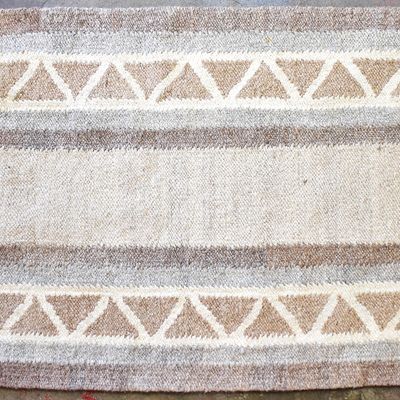 HAND WOVEN WOOL RUG