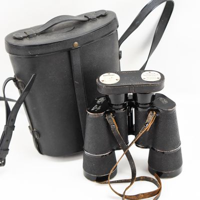 CARL ZEISS JENA D.F. 7 X 50 WWII KRIEGSMARINE BINOCULARS