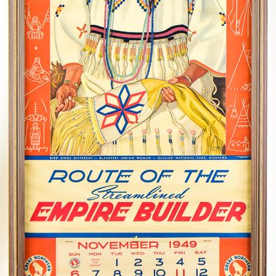 GREAT NORTHERN RAILROAD ADVERTISING CALENDAR