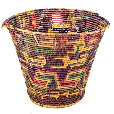 SOUTH AMERICAN HAND COILED BASKET
