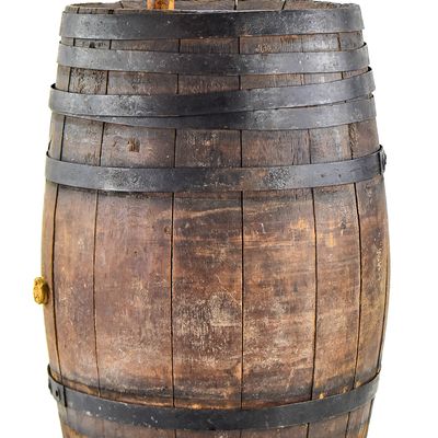 WODDEN BEER KEG BARREL DISPENSER