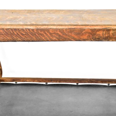 TIGER OAK BENCH