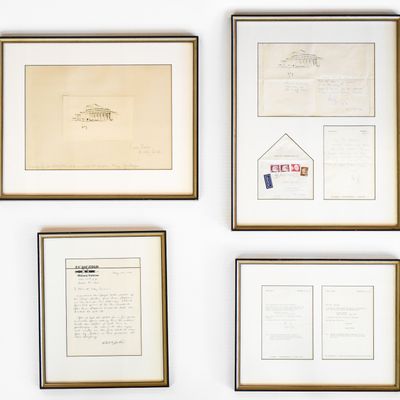ADOLF HITLER "LINZER THEATER" DRAWING, JULY 1940