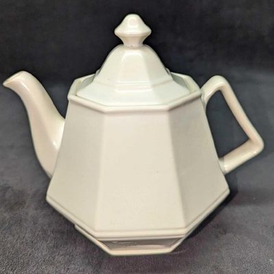 Sale Photo Thumbnail #462: Vintage White Porcelain Teapot