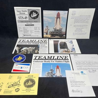 NASA STS-49 Endeavour Mission Memorabilia Bundle (JBH25)