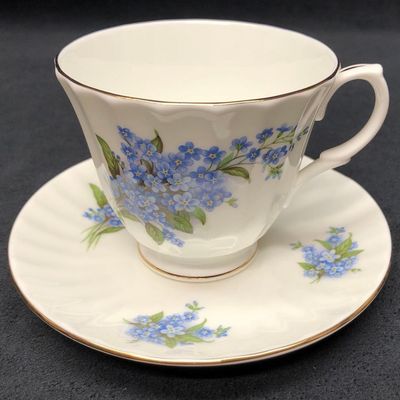 Sale Photo Thumbnail #104: British Exchange Collection Fine Bone China Tea Cup & Saucer Set - Made in England