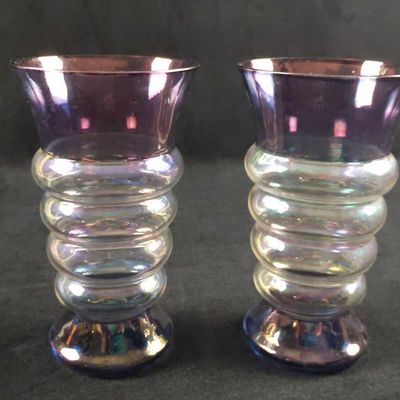 Sale Photo Thumbnail #369: Vintage Art Deco Drinking Glasses Lot Of Two
