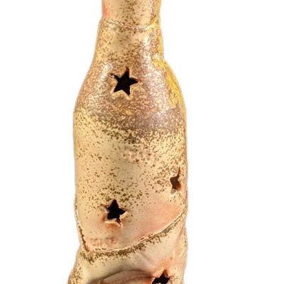Sale Photo Thumbnail #212: Hand Made Pottery Ceramic Star Art Bottle