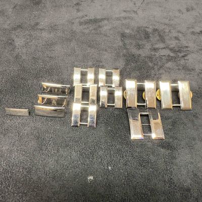 Sale Photo Thumbnail #320: Sterling Silver Polished 1st Lieutenant Captain United States Army Rank Insignia Pin Set of 12