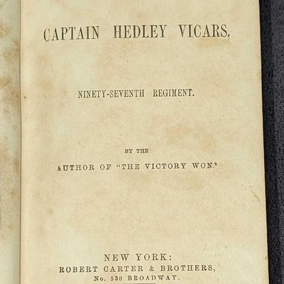 Sale Photo Thumbnail #284: Memorials Of Captain Hedley Vicars 97th Regiment