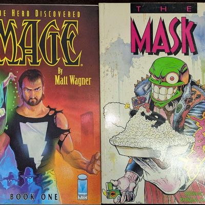 Sale Photo Thumbnail #353: The Mask And Mage Th Hero Discovered Softcover Comics