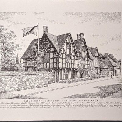 Sale Photo Thumbnail #221: Vintage Hall's Croft John Mortlock Print