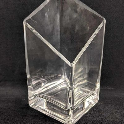 Sale Photo Thumbnail #335: Glass Candle Holder Rectangular Candle Holder