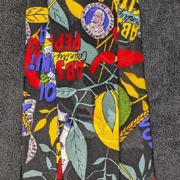 Sale Photo Thumbnail #232: Absolut Vodka Nicole Miller Silk Tie New D