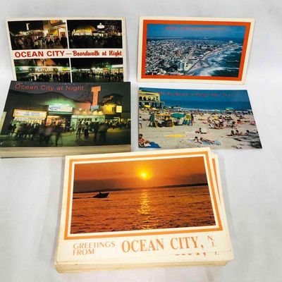 Sale Photo Thumbnail #463: Over 100 Ocean City N.J. Postcards + Three Bonus Cards