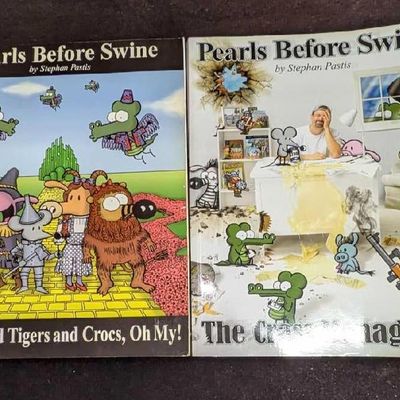 Sale Photo Thumbnail #260: 2 Softcover Pearls Before Swine Comic Strip Collections