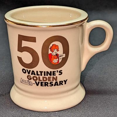 Sale Photo Thumbnail #406: 50th Ovaltine's Golden Annie-Versary Mug