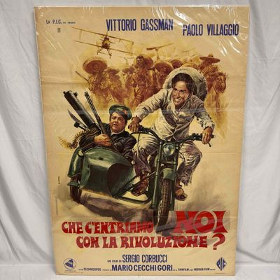 Sale Photo Thumbnail #329: Che C'Entriamo Noi Con La Rivoluzione What Am I Doing In a Revolution Italian Movie Poster Paper