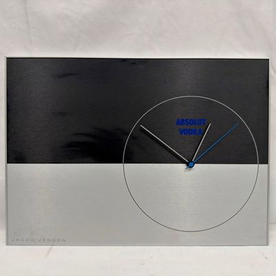 Sale Photo Thumbnail #145: Jacob Jensen Absolut Vodka Danish Modern Wall Clock Minimalist Style