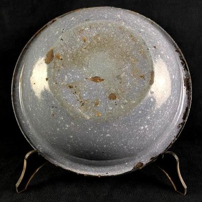 Sale Photo Thumbnail #318: Antique Enamelware Mixing Bowl