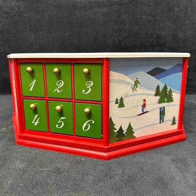 Sale Photo Thumbnail #419: Skating Party Advent Calendar Christmas Holiday Decor Mini Figures and Ornaments