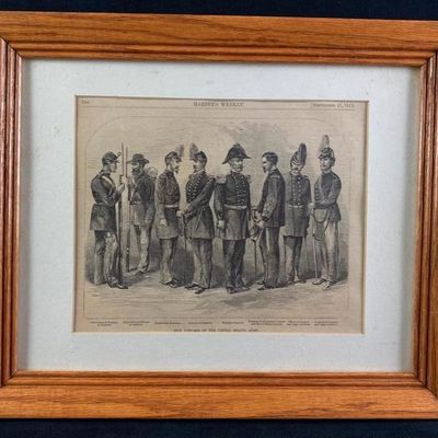 US Army Uniform Guide from Harper's Weekly 1872