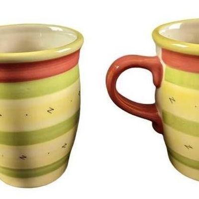 Sale Photo Thumbnail #322: 2 Pfaltzgraff Pistoulet Ceramic Mugs