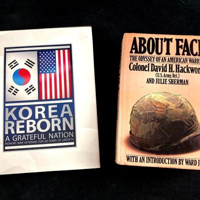 Sale Photo Thumbnail #375: (2) Military History Books About Face & Korea Reborn