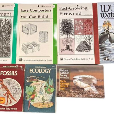 Sale Photo Thumbnail #288: 7 Nature & Animal Guide And Information Books