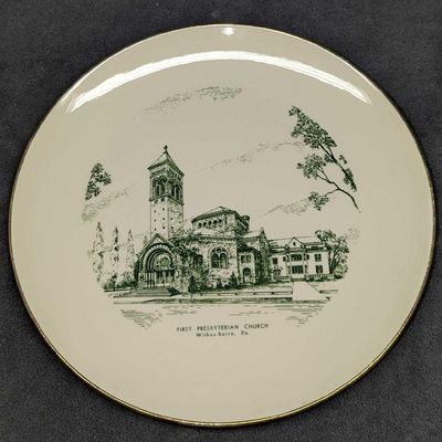 Sale Photo Thumbnail #208: Vintage First Presbyterian Church Plate