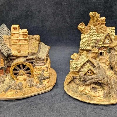 Sale Photo Thumbnail #230: Vintage Watermilll And Cottages On A Hill Display Houses