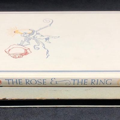 1942 Hardcover "The Rose & The Ring" by William Makepeace Thackeray - Illustrated