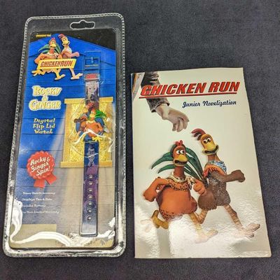 Sale Photo Thumbnail #409: Chicken Run Watch & Paperback Book