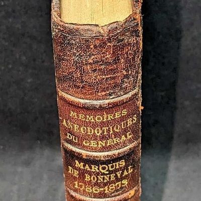Sale Photo Thumbnail #287: Mémoires Anecdotiques Du Général Marquis De Bonneval B