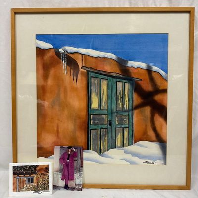 Sale Photo Thumbnail #499: Signed Watercolor Painting by Shirley Lynn with Personalized Photo Print