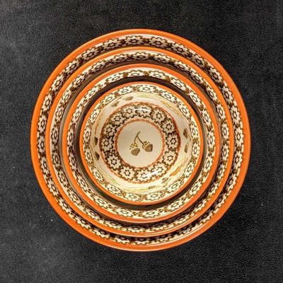 Sale Photo Thumbnail #187: Temptations Hand Painted Bowl Set Of 4