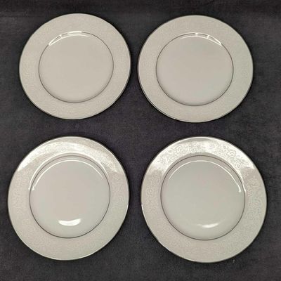 Sale Photo Thumbnail #426: 4 Retired International Fine China Juliet Salad Plates B