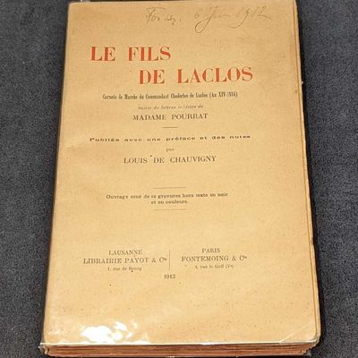 Sale Photo Thumbnail #272: 1912 Le Fils De Laclos Madame Pourrat Softcover