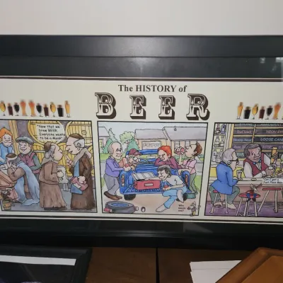 Sale Photo Thumbnail #28: The History of Beer by Bob Dragon