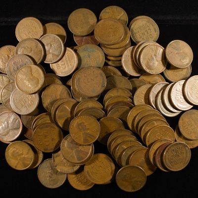 (98) WHEAT CENTS FROM THE 20'S