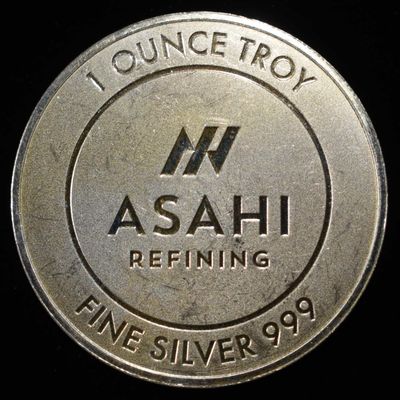 ASAHI 1 OZ .999 SILVER ROUND