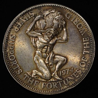 ATLAS PRECIOUS METALS INC 1 OZ .999 SILVER ROUND
