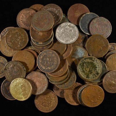 (50) INDIAN CENTS