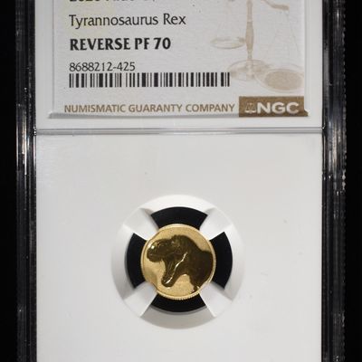 2026 NIUE GOLD T-REX NGC REV PF-70 1g 22K