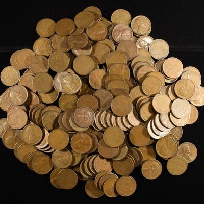 200 "S" MINT WHEAT CENTS
