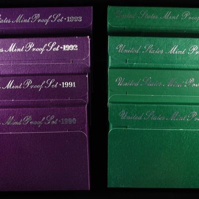 1990-94 & 96-98 PROOF SETS